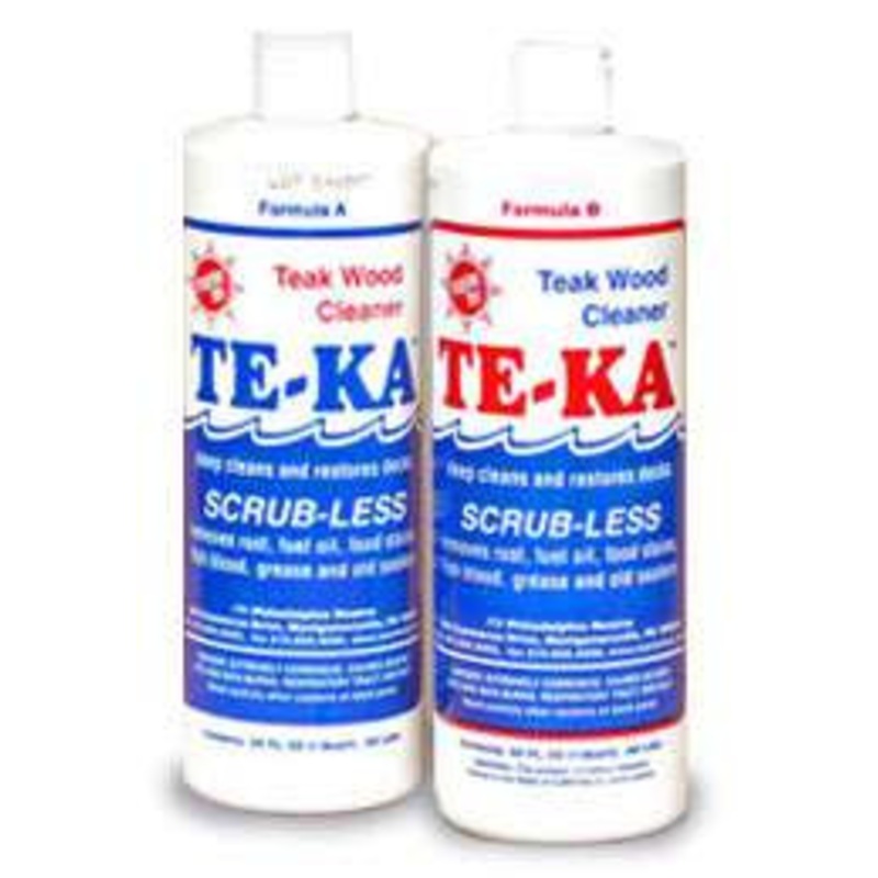 Marine-Tex 3024U TE-KA Scrubless Teak Cleaner Set – Quart