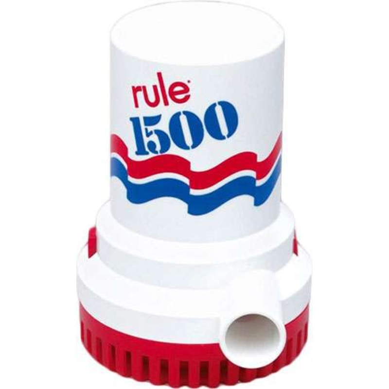 Rule 1500 Non-Automatic 12v Electric Submersible Bilge Pump