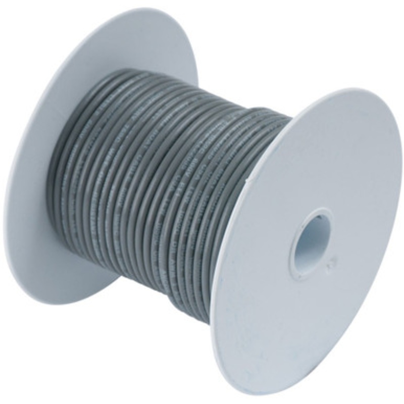 Ancor 16 AWG Tinned Copper Wire Primary Cable – Grey – 500 ft.