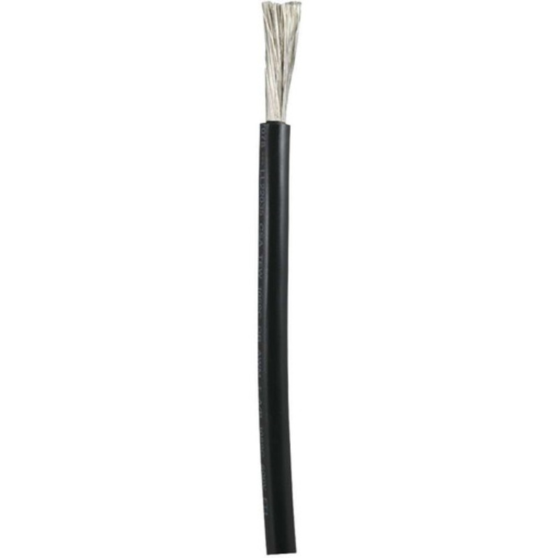 Ancor 2 AWG Tinned Copper Wire Battery Cable – Black – 100 ft.