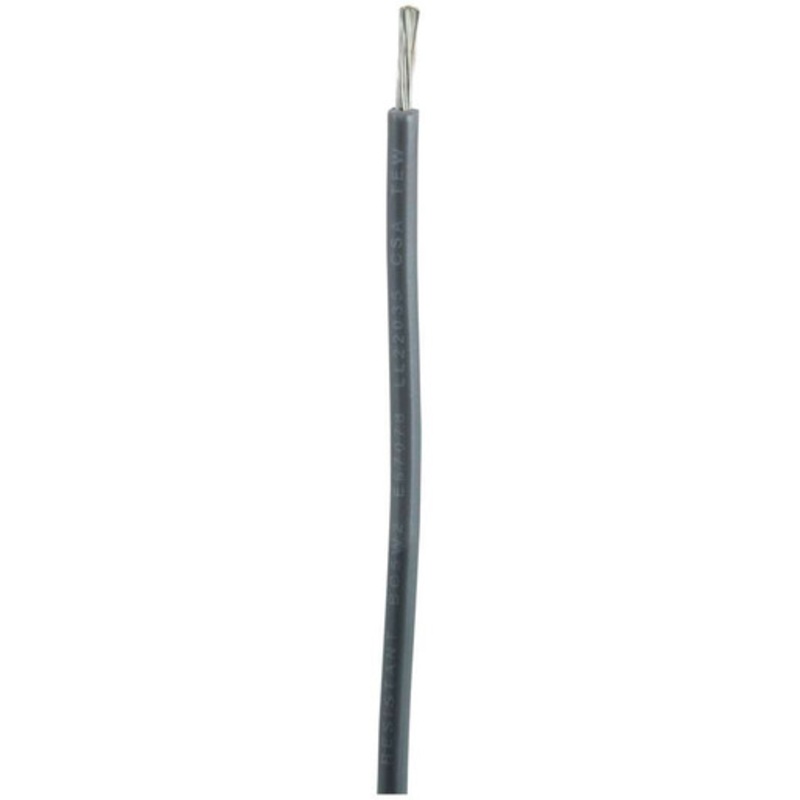 Ancor 16 AWG Tinned Copper Wire Primary Cable – Grey – 100 ft.