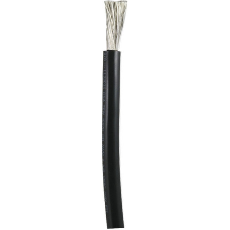 Ancor 2/0 AWG Tinned Copper Wire Battery Cable – Black – 100 ft.