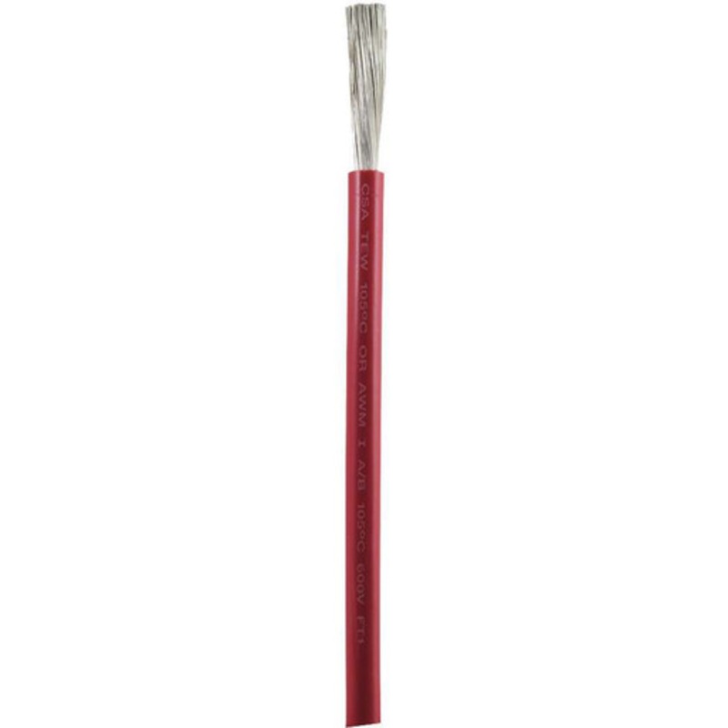Ancor 4 AWG Tinned Copper Wire Battery Cable – Red – 1 ft.