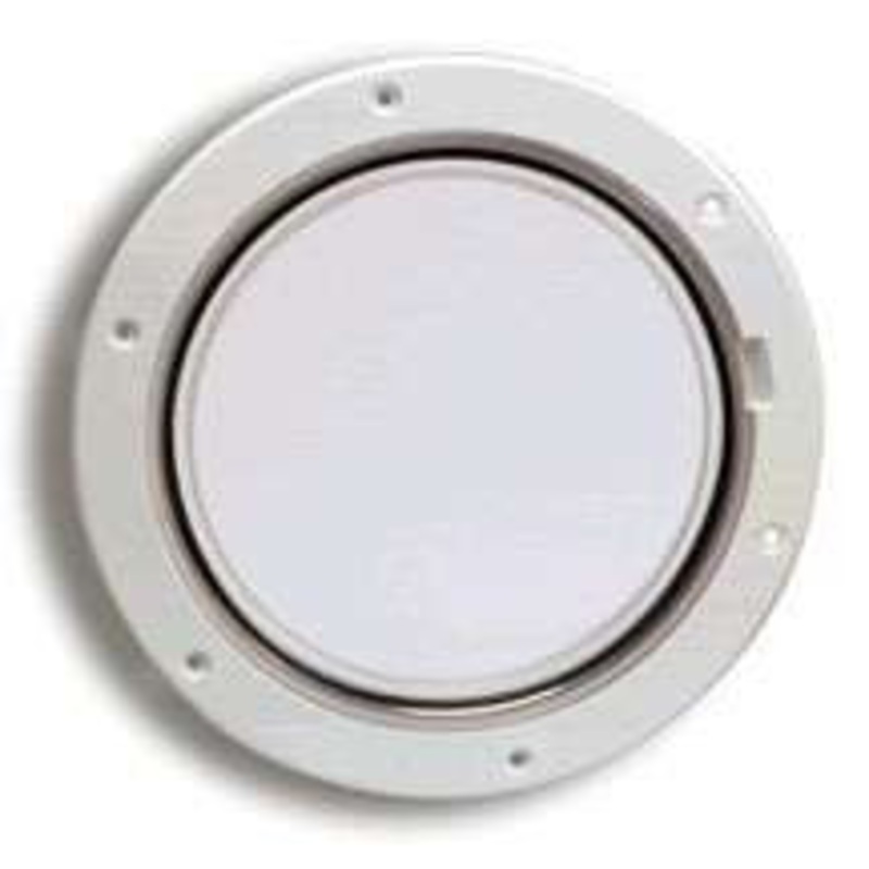 Beckson DP81-W 8” Pry-Out Deck Plate – White