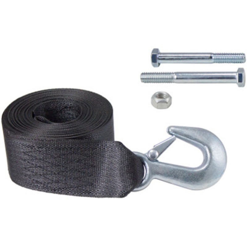 Dutton-Lainson 6248 Heavy Duty Winch Strap and Hook – 15′