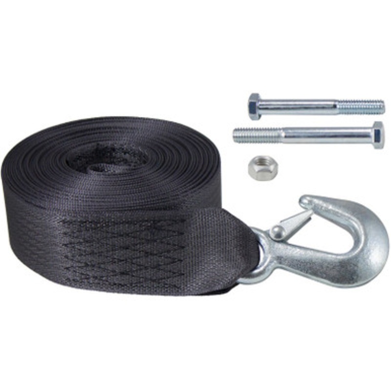 Dutton-Lainson 6250 Heavy Duty Winch Strap and Hook – 25′