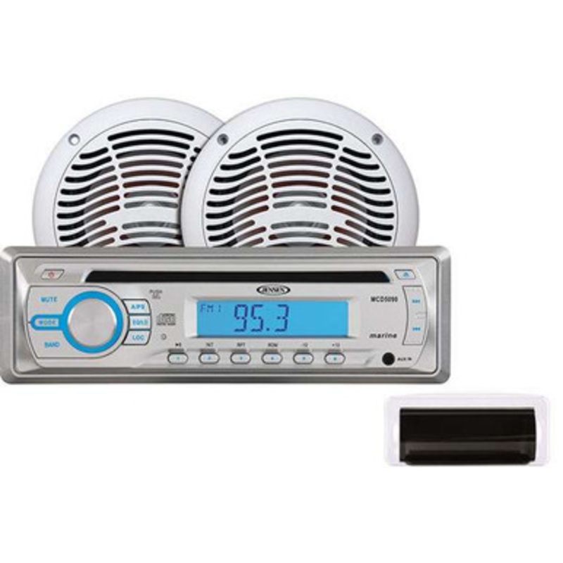 Jensen CPM530 AM/FM/CD Stereo Combo Package w/6.5 Speakers & Front Cover