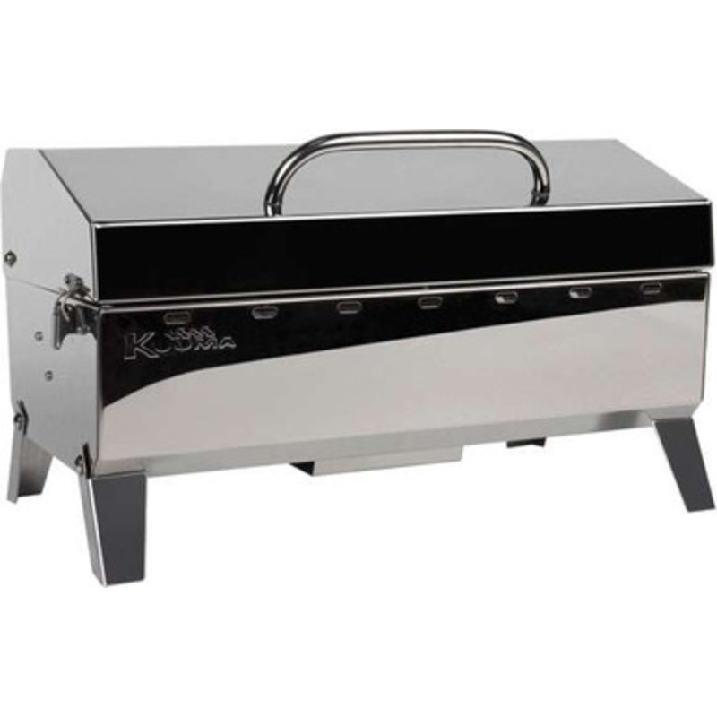 Kuuma 58131 Stow N’ Go 160 Gas Grill w/ Regulator, Thermometer, and Lighter