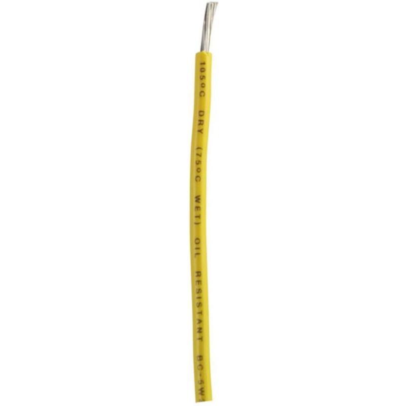 Ancor 14 AWG Tinned Copper Wire Primary Cable – Yellow – 100 ft.