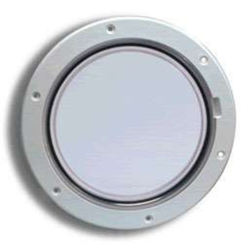 Beckson DP40-W-C 4” Screw-Out Deck Plate – White/Clear
