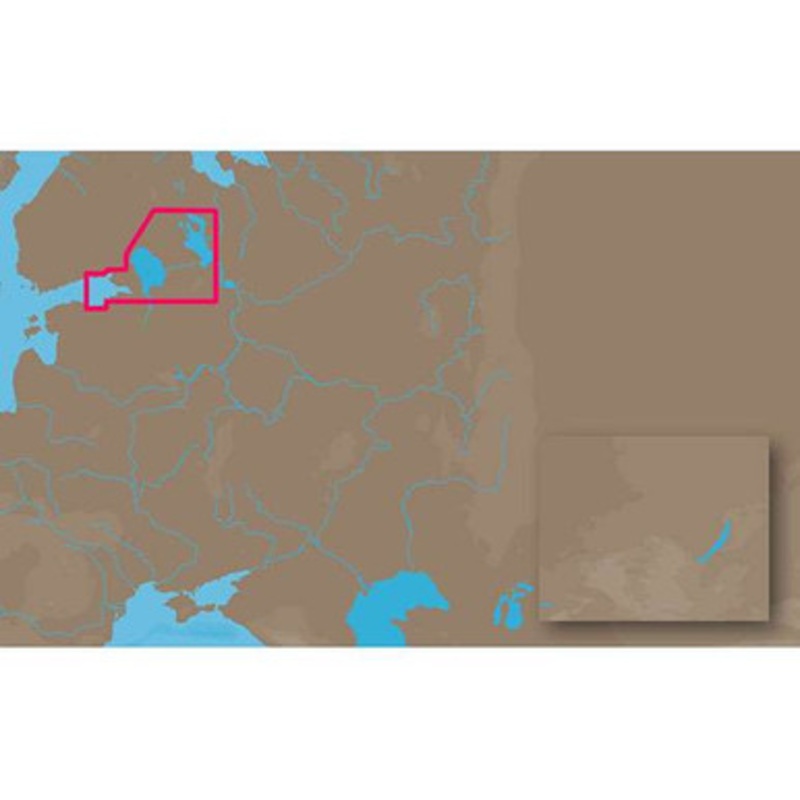 C-MAP MAX EN-M604 – Russian Lakes – C-Card