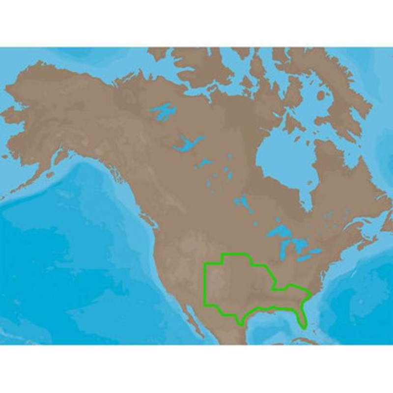 C-MAP MAX Lakes NA-M019 – Region 3: South – C-Card