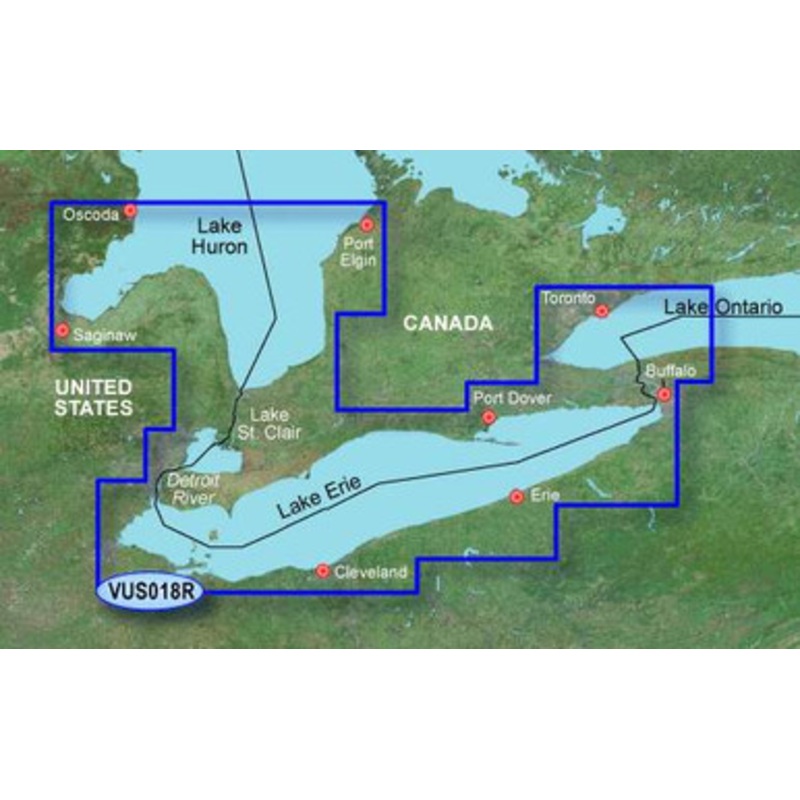 Garmin BlueChart g2 Vision Lake Erie SD Card