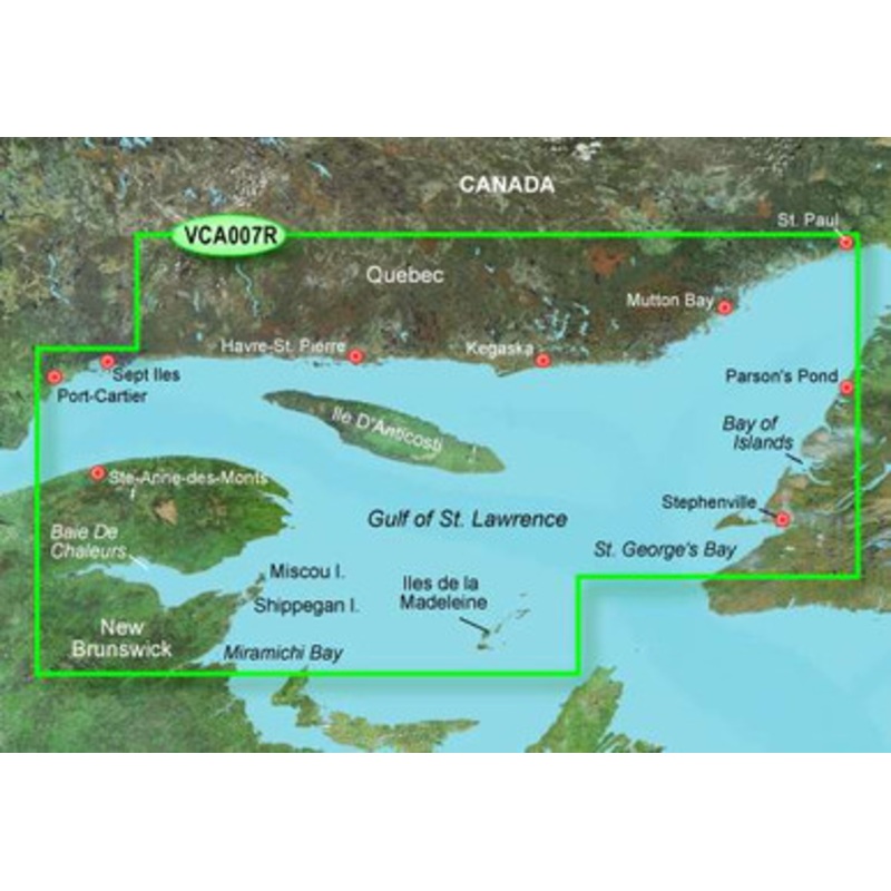 Garmin BlueChart g2 Vision Les Mechins to St. George’s Bay SD Card