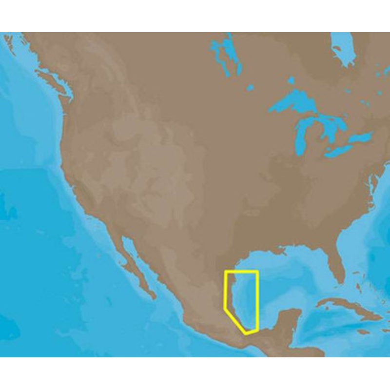 C-MAP 4D NA-D946 Brownsville, TX to Coatzacoalcos, MX
