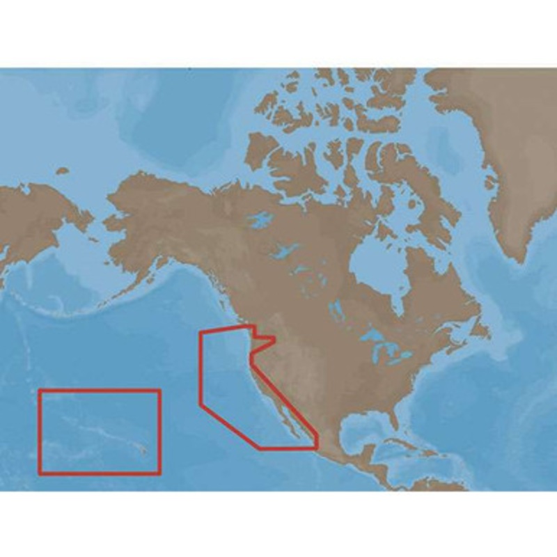 C-MAP MAX NA-M024 – U.S. West Coast & Hawaii – C-Card