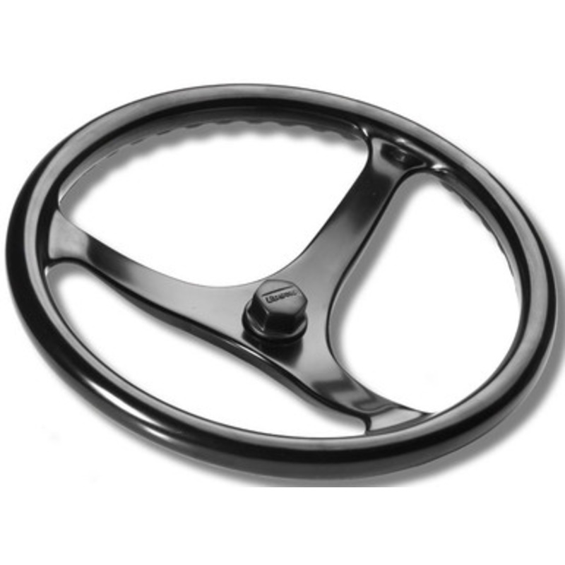 Edson 1710WB-13B-75T Stainless Steel Power Wheel and Black Nut