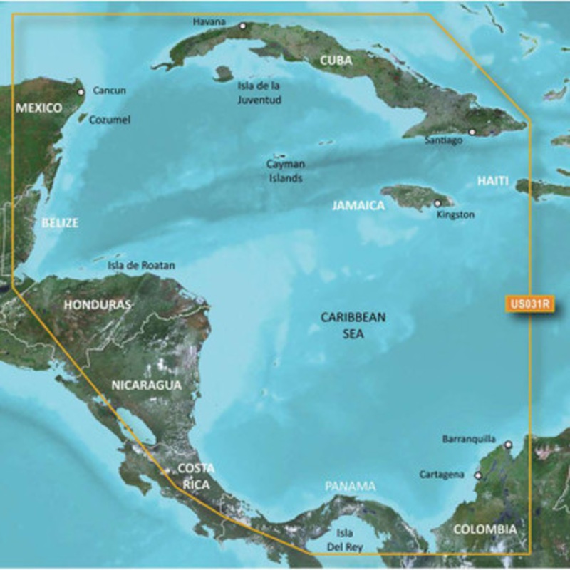 Garmin 010-C0732-20 Bluechart G2 HXUS031R Southwest Caribbean microSD/SD Card
