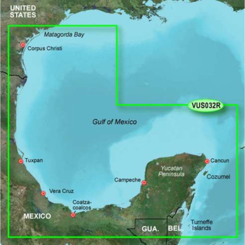 Garmin BlueChart g2 Vision Southern Gulf of Mexico SD Card