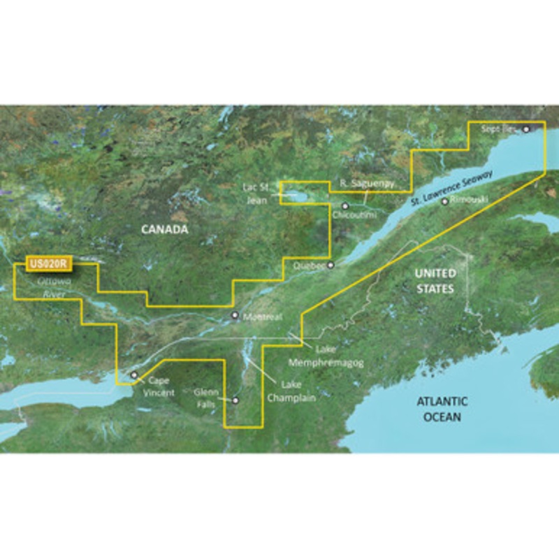 Garmin VUS020R BlueChart g3 Vision HD – St. Lawrence Seaway – microSD/SD