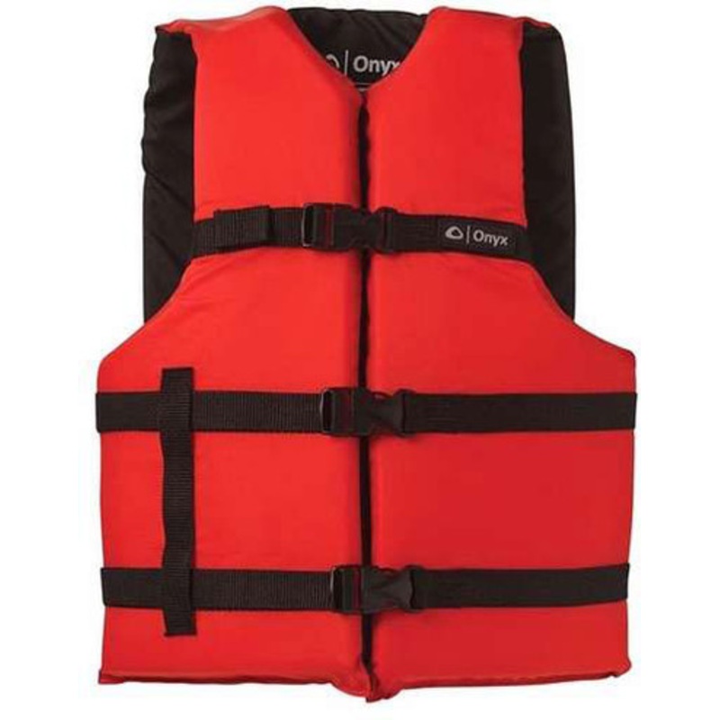 Onyx 3580 Adult General Purpose Oversize Vest Red/Black