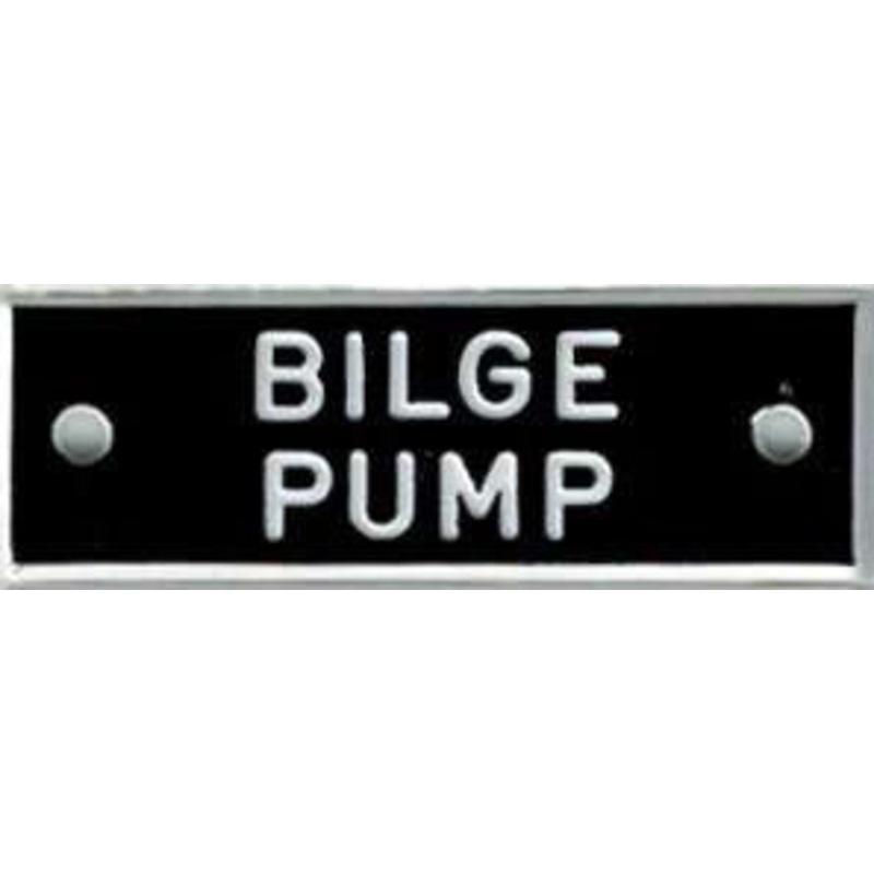 Bernard IP002 ‘Bilge Pump’ 1.5in Identi-Plate