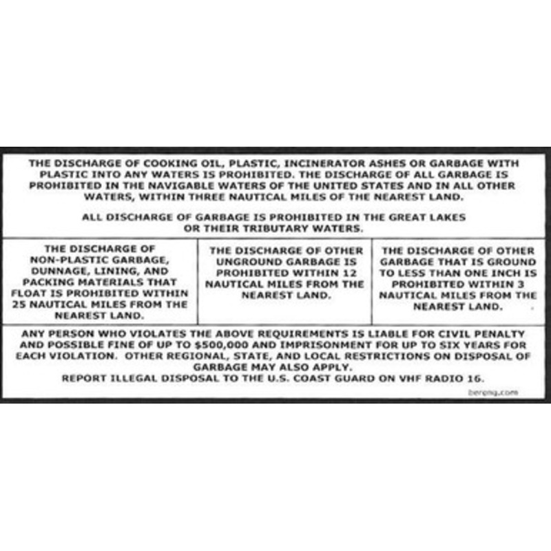 Bernard P-227 Dumping Plaque – 9-1/4” x 4-1/2”