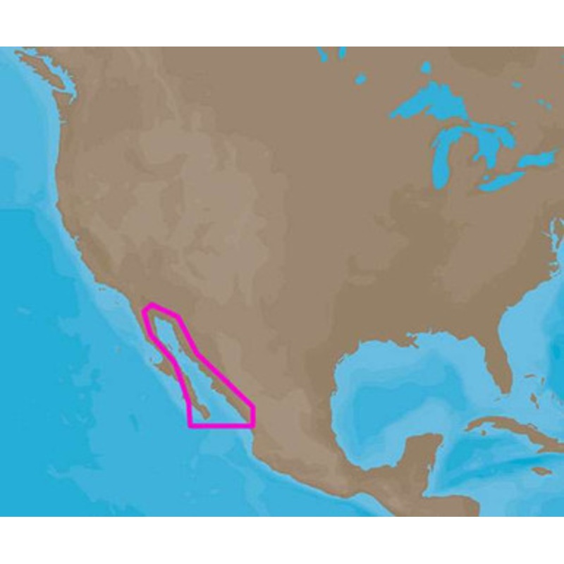 C-MAP 4D NA-D950 Gulf of Califonia , Mexico