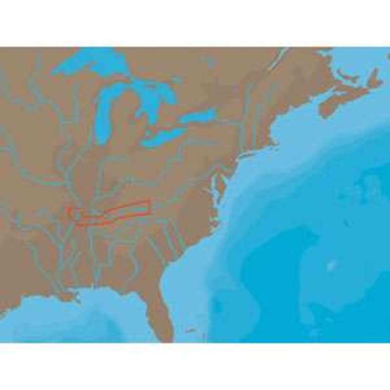 C-MAP NT+ NA-C046 – Cumberland River – C-Card