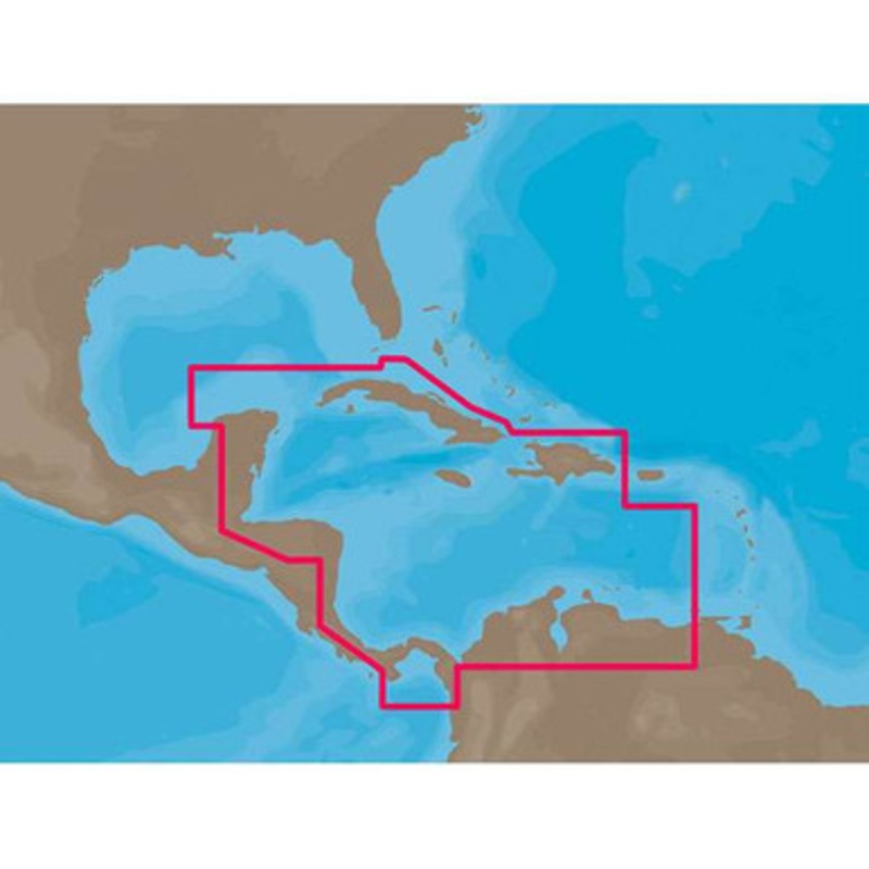 C-MAP NT+ NA-C502 – Western Caribbean Sea – C-Card