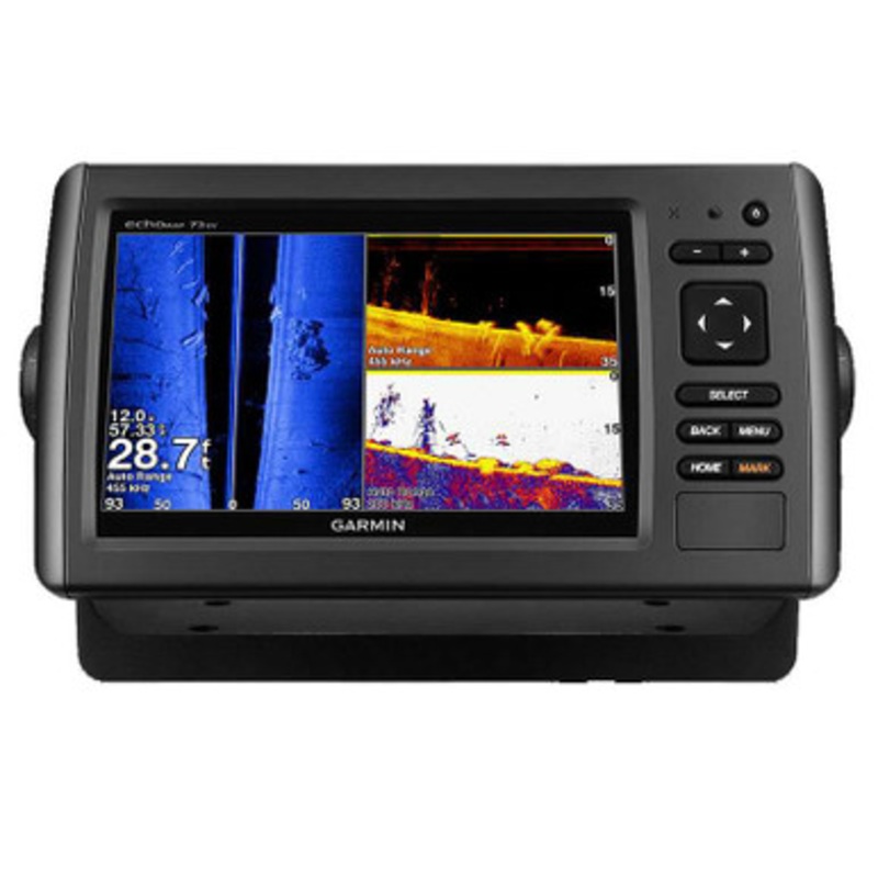 Garmin 010-01575-01 echoMAP CHIRP 73sv w/ US LakeVu HD & Wide CHIRP 150/240kHz 455/800kHz DownVu/SideVu