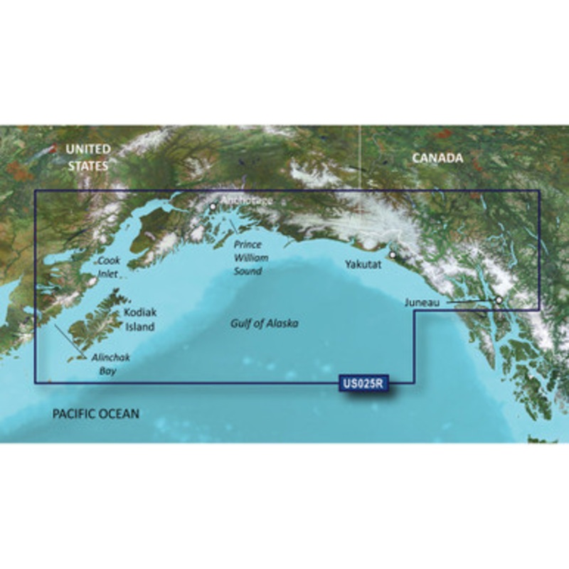Garmin VUS025R BlueChart g3 Vision HD – Anchorage to Juneau – microSD/SD