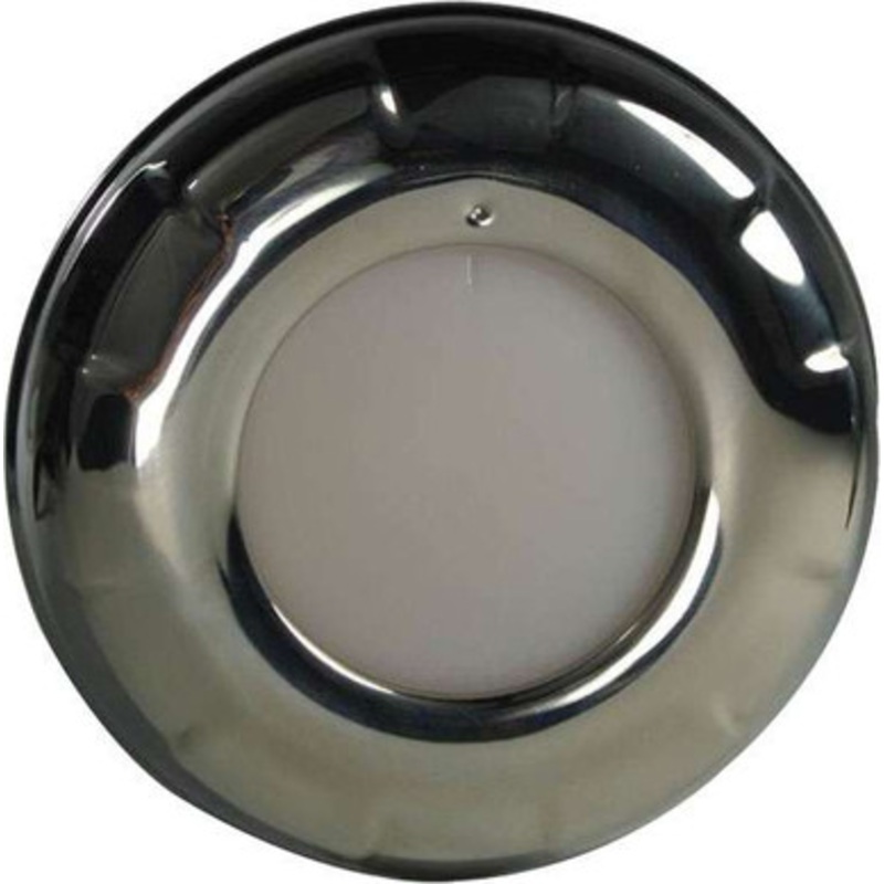Lumitec 46318 Aurora LED Dome Light – Stainless Steel – White/Red