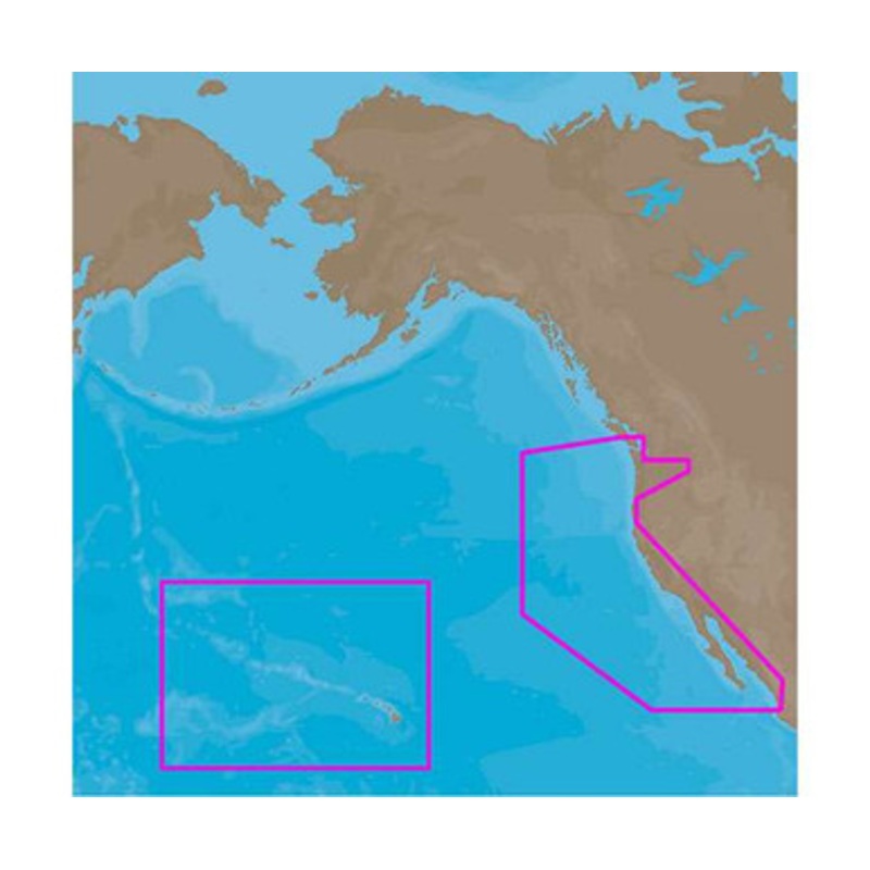 C-MAP 4D NA-D024 – USA West Coast & Hawaii – Full Content