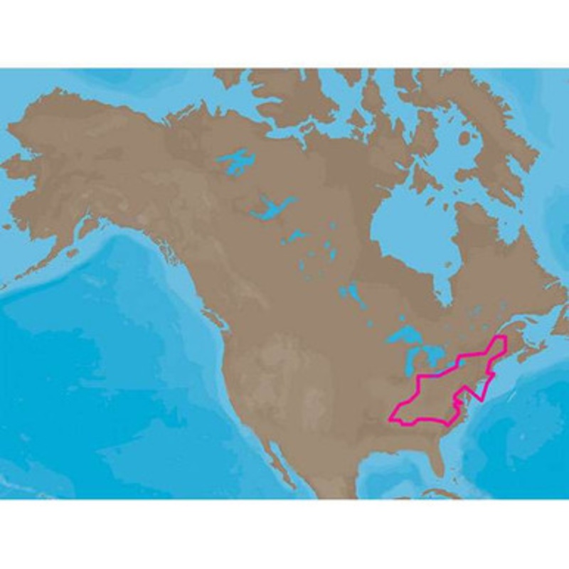 C-MAP MAX Lakes NA-M018 – Region 2: East – SD-Card