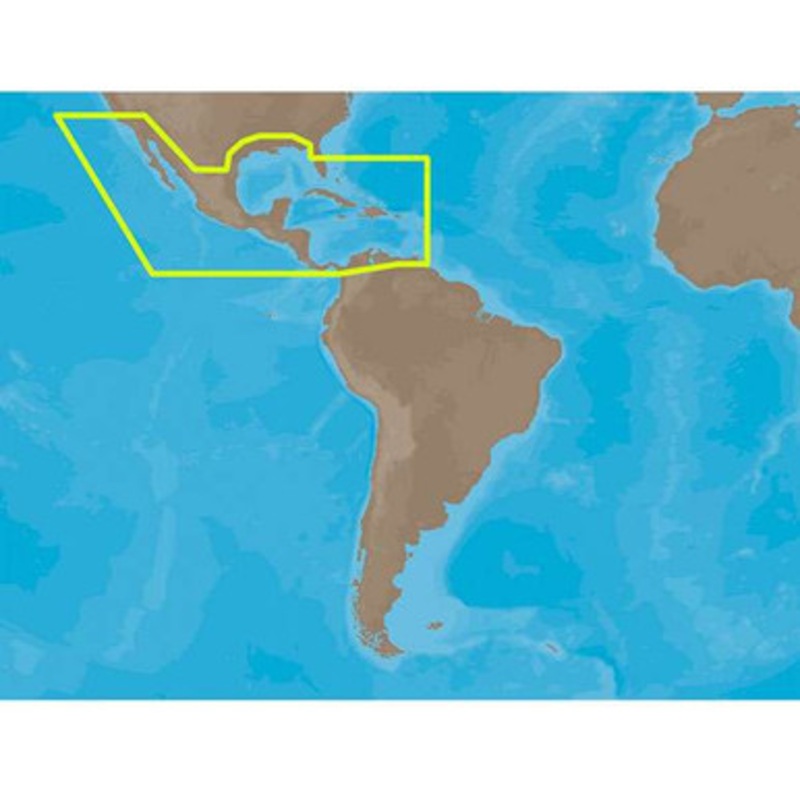 C-MAP MAX NA-M027 – Central America & The Caribbean – C-Card