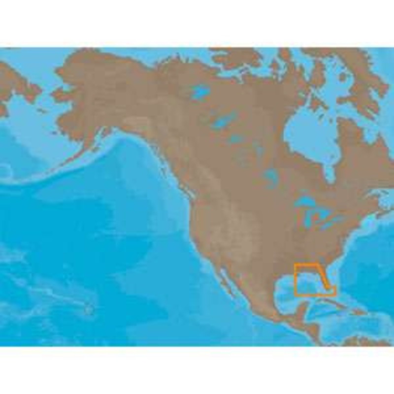 C-MAP NT+ NA-C404 – Miami-New Orleans: Bathy – C-Card