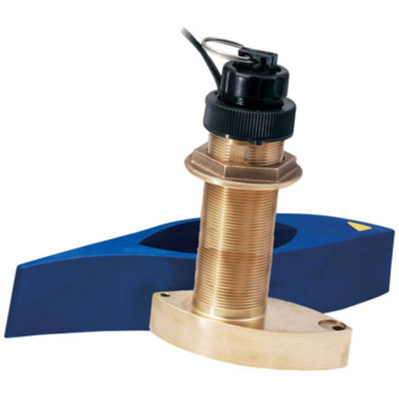 Garmin B744VL Long Stem Brnz Thru-Hull Depth/Temp/Speed w/ FB – 8 Pin