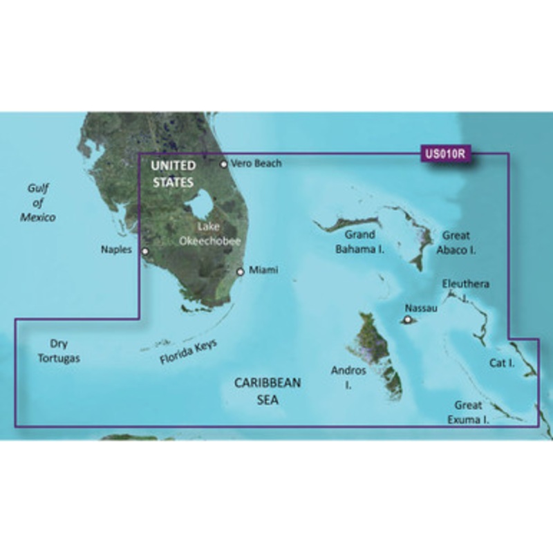 Garmin VUS010R BlueChart g3 Vision HD – Southeast Florida – microSD/SD