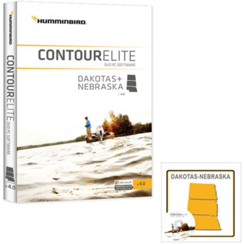 Humminbird 600014-2 Contour Elite – Dakotas/Nebraska – PC Software