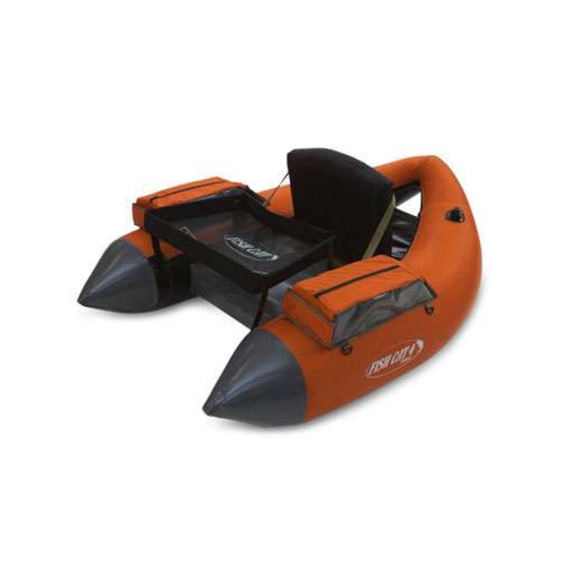 Outcast Fish Cat 4 Deluxe Inflatable Float Tube – Orange
