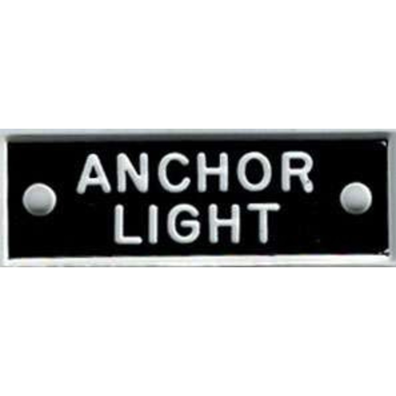 Bernard IP001 ‘Anchor Light’ 1.5in Identi-Plate