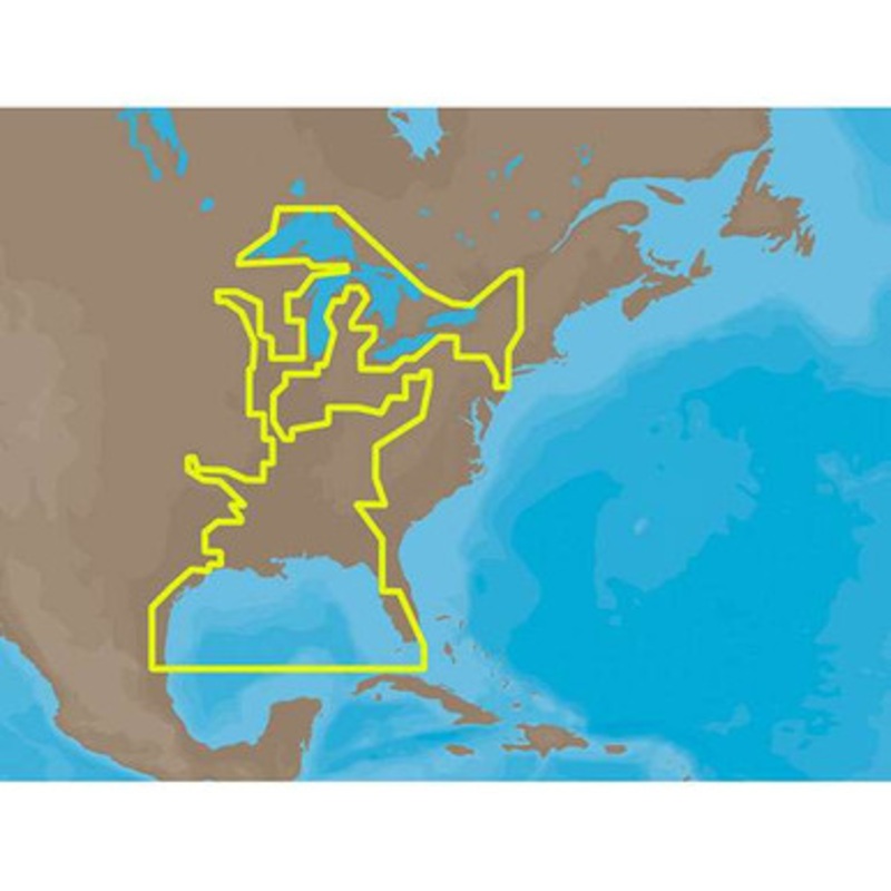 C-MAP MAX NA-M023 – U.S. Gulf Coast & Inland Rivers – C-Card