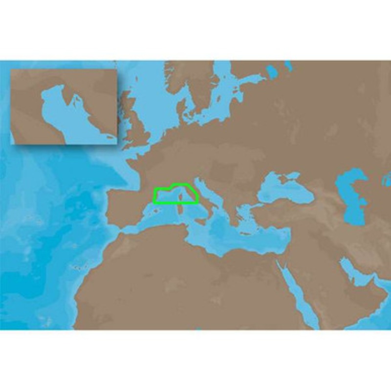 C-MAP NT+ EM-C101 – France Mediterranean Coasts – C-Card