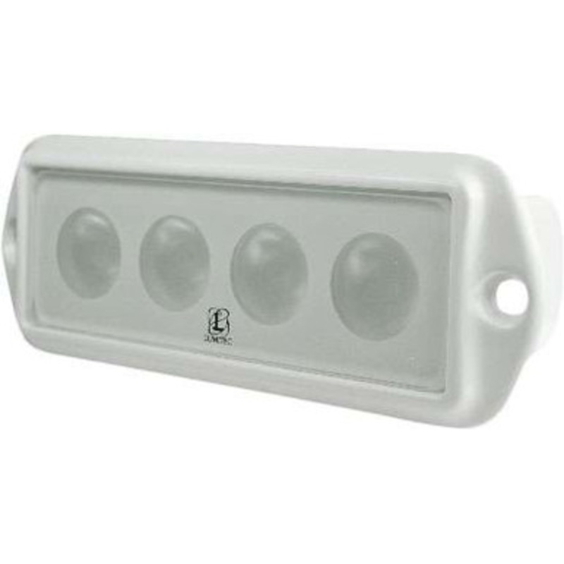 Lumitec 101009 Capri LED Flood Light – Flush Mount – White