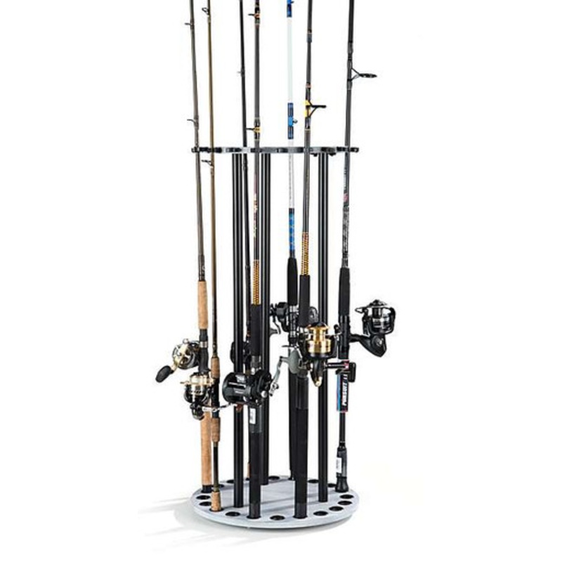 Organized Fishing DSR-020 Offwhite Distressed Spinning Round Rack