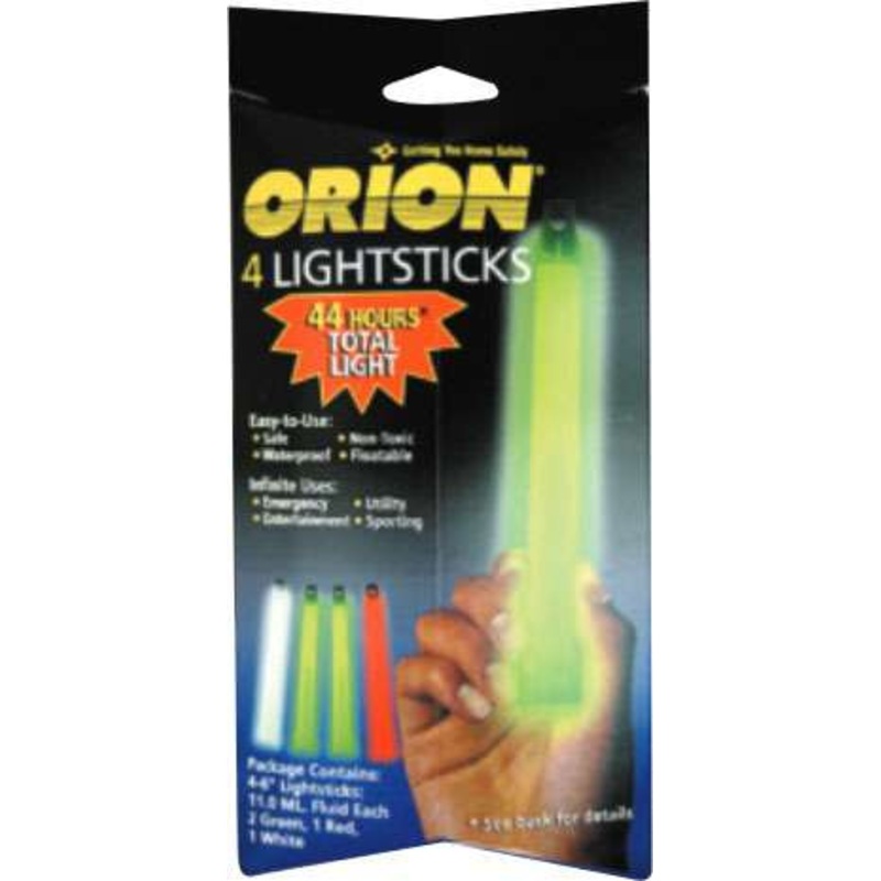Orion Chemlight Lightsticks – 4 Pack