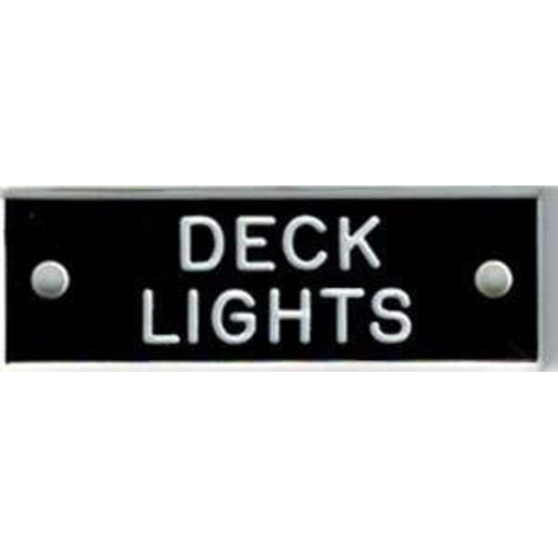 Bernard IP006 ‘Deck Lights’ 1.5in Identi-Plate