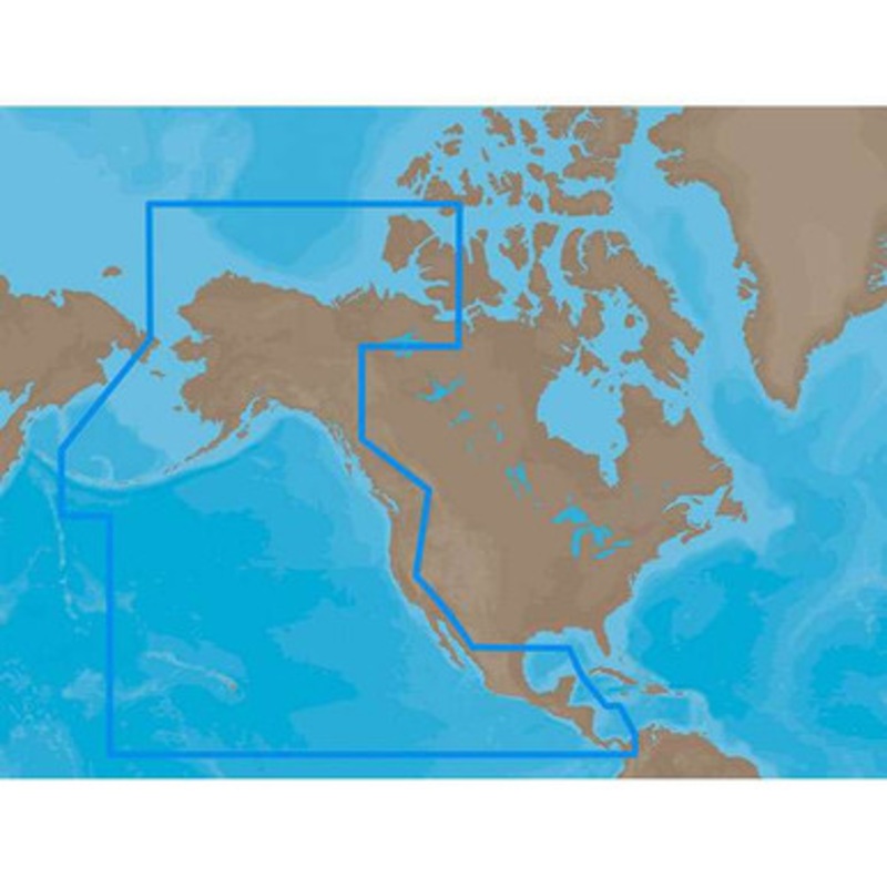 C-MAP MAX NA-M035 – Pacific Coast & Central America – SD-Card