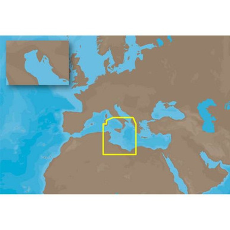 C-MAP NT+ EM-C095 – Low Tyrrhenian Tunisia Libia – C-Card